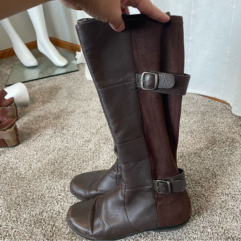 Dansko Odessa Brown Leather Knee High Boots - sz 40 - Picture 9 of 9